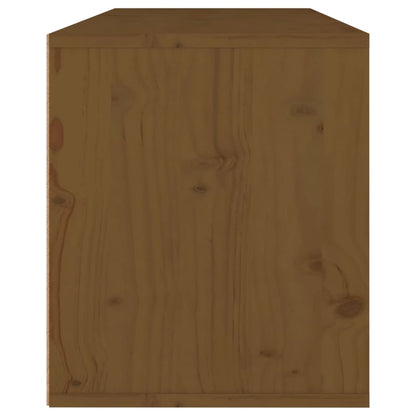 Pensile Marrone Miele 80x30x35 cm in Legno Massello di Pino - homemem39