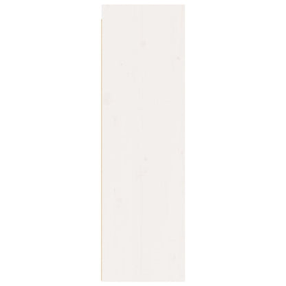 Pensile Bianco 30x30x100 cm in Legno Massello di Pino - homemem39