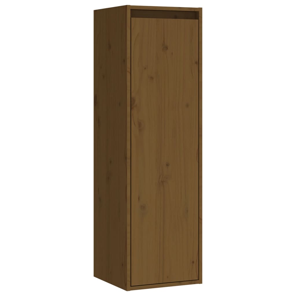 Pensili Miele 2 pz 30x30x100 cm in Legno Massello di Pino - homemem39