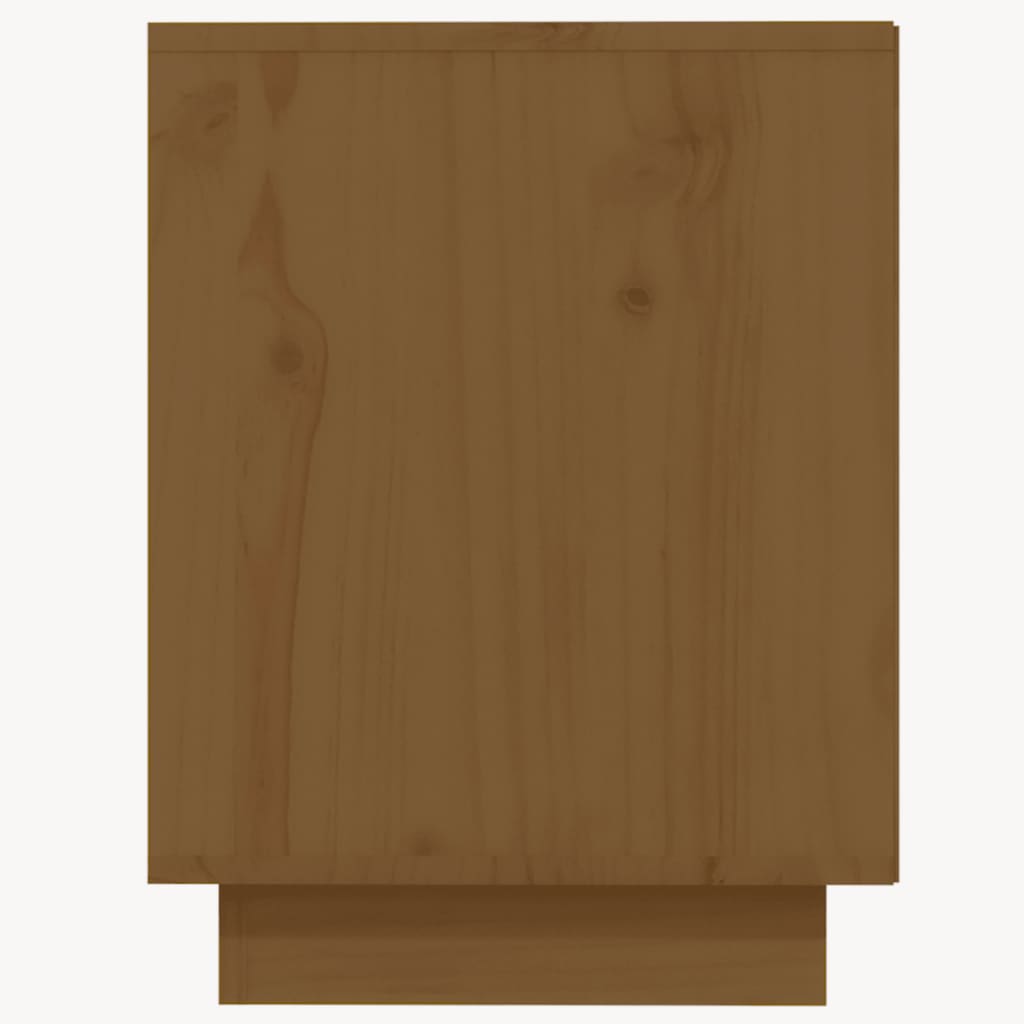 Scarpiera Miele 110x34x45 cm in Legno Massello di Pino - homemem39