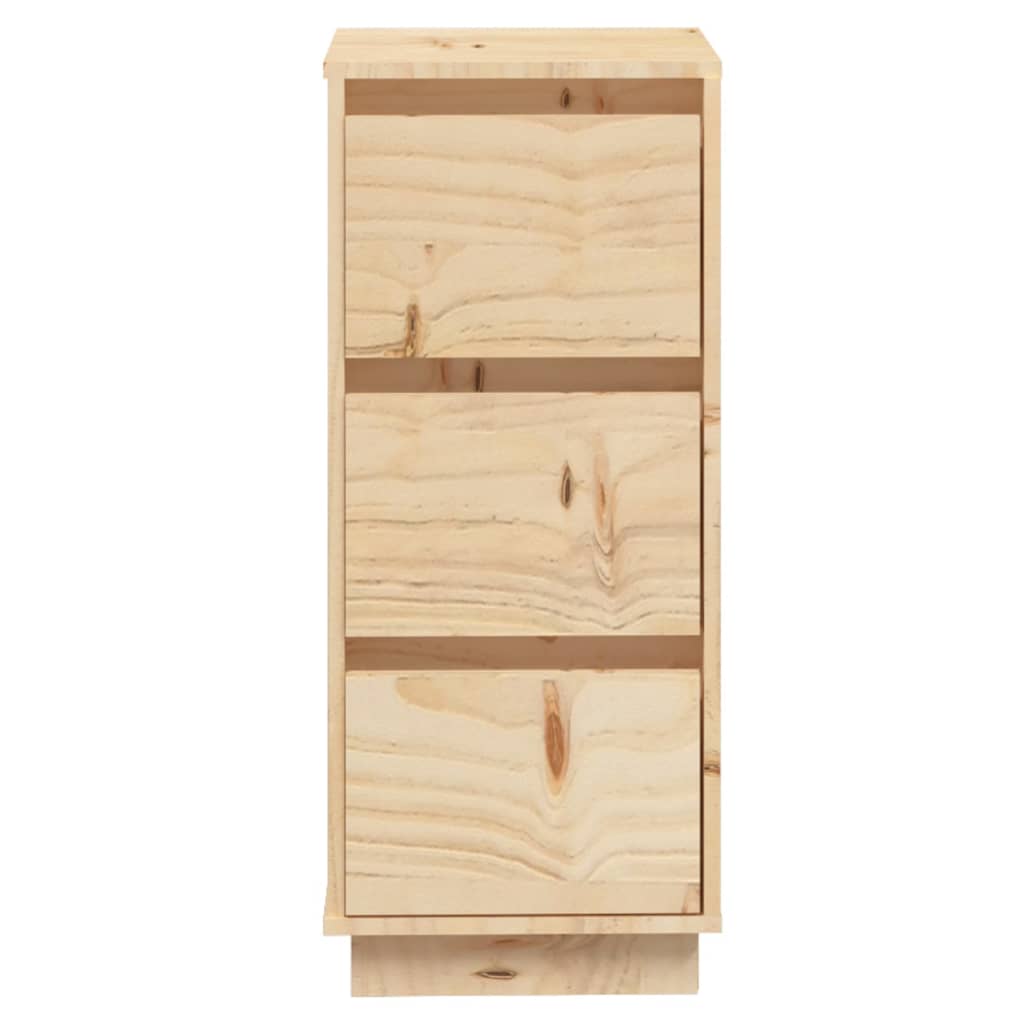 Credenze 2 pz 32x34x75 cm in Legno Massello di Pino - homemem39