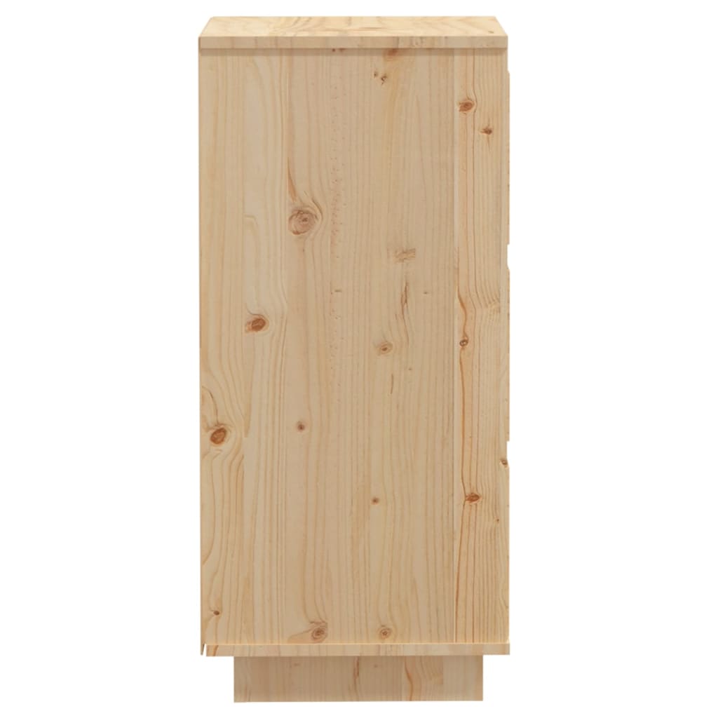 Credenze 2 pz 32x34x75 cm in Legno Massello di Pino - homemem39