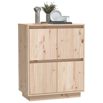 Credenza 60x34x75 cm in Legno Massello di Pino - homemem39