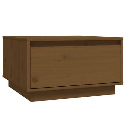 Tavolino da Salotto Miele 55x56x32 cm Legno Massello di Pino - homemem39