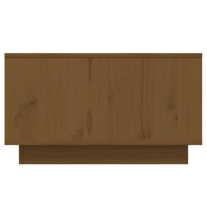 Tavolino da Salotto Miele 55x56x32 cm Legno Massello di Pino - homemem39