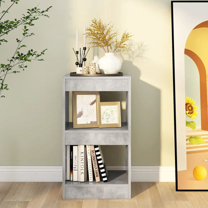 Libreria/Divisorio Grigio Cemento 40x30x72 cm - homemem39