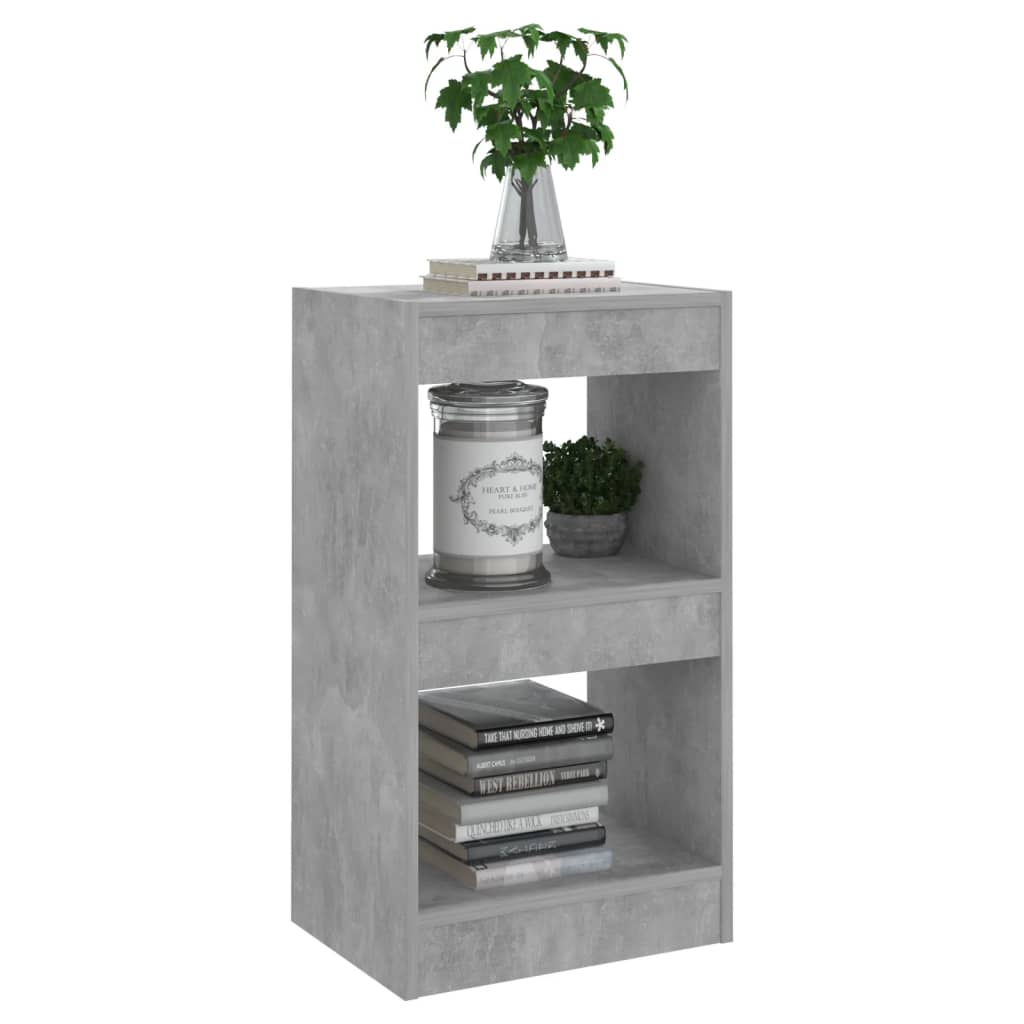 Libreria/Divisorio Grigio Cemento 40x30x72 cm - homemem39