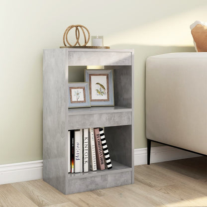 Libreria/Divisorio Grigio Cemento 40x30x72 cm - homemem39