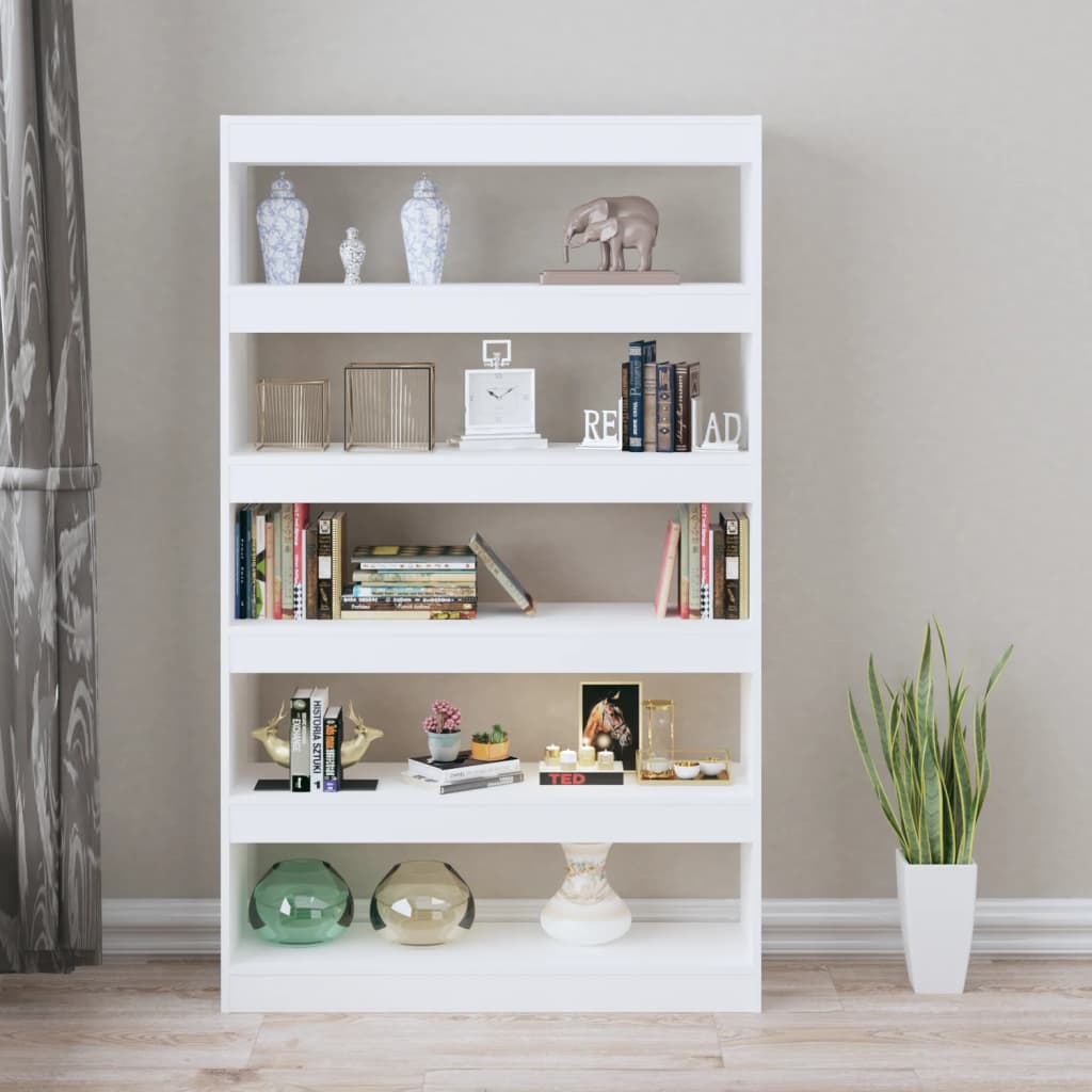 Libreria/Divisorio Bianco 100x30x166 cm - homemem39