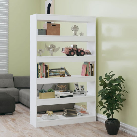 Libreria/Divisorio Bianco Lucido 100x30x166 cm - homemem39