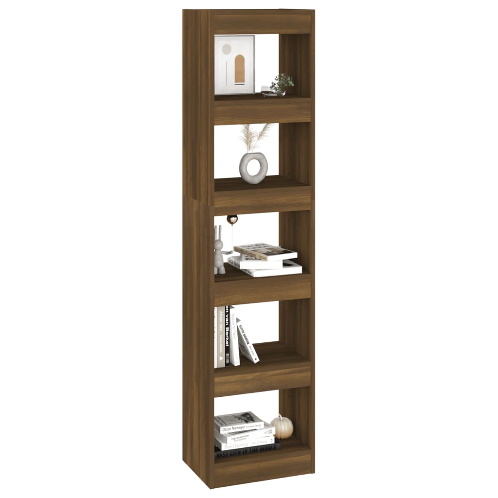 Libreria/Divisorio Rovere Marrone 40x30x166 cm - homemem39