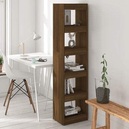 Libreria/Divisorio Rovere Marrone 40x30x166 cm - homemem39