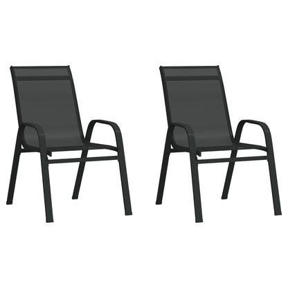 Set da Bistrot per Giardino 3 pz Nero - homemem39