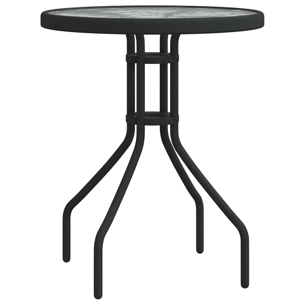 Set da Bistrot per Giardino 3 pz Nero - homemem39