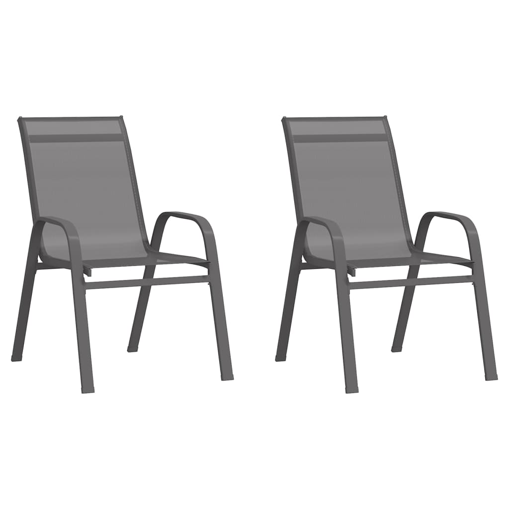 Set da Bistrot per Giardino 3 pz Grigio - homemem39