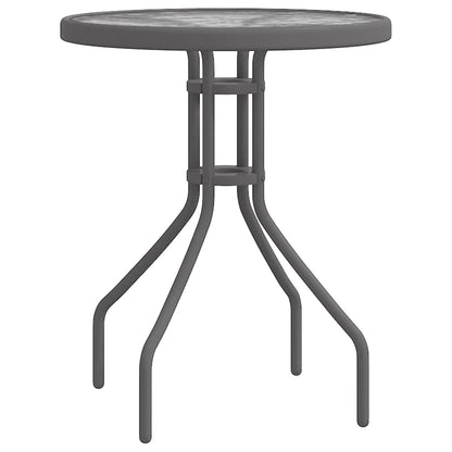 Set da Bistrot per Giardino 3 pz Grigio - homemem39