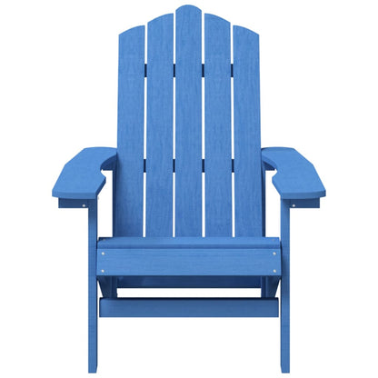 Sedie da Giardino Adirondack 2 pz in HDPE Blu Acqua - homemem39