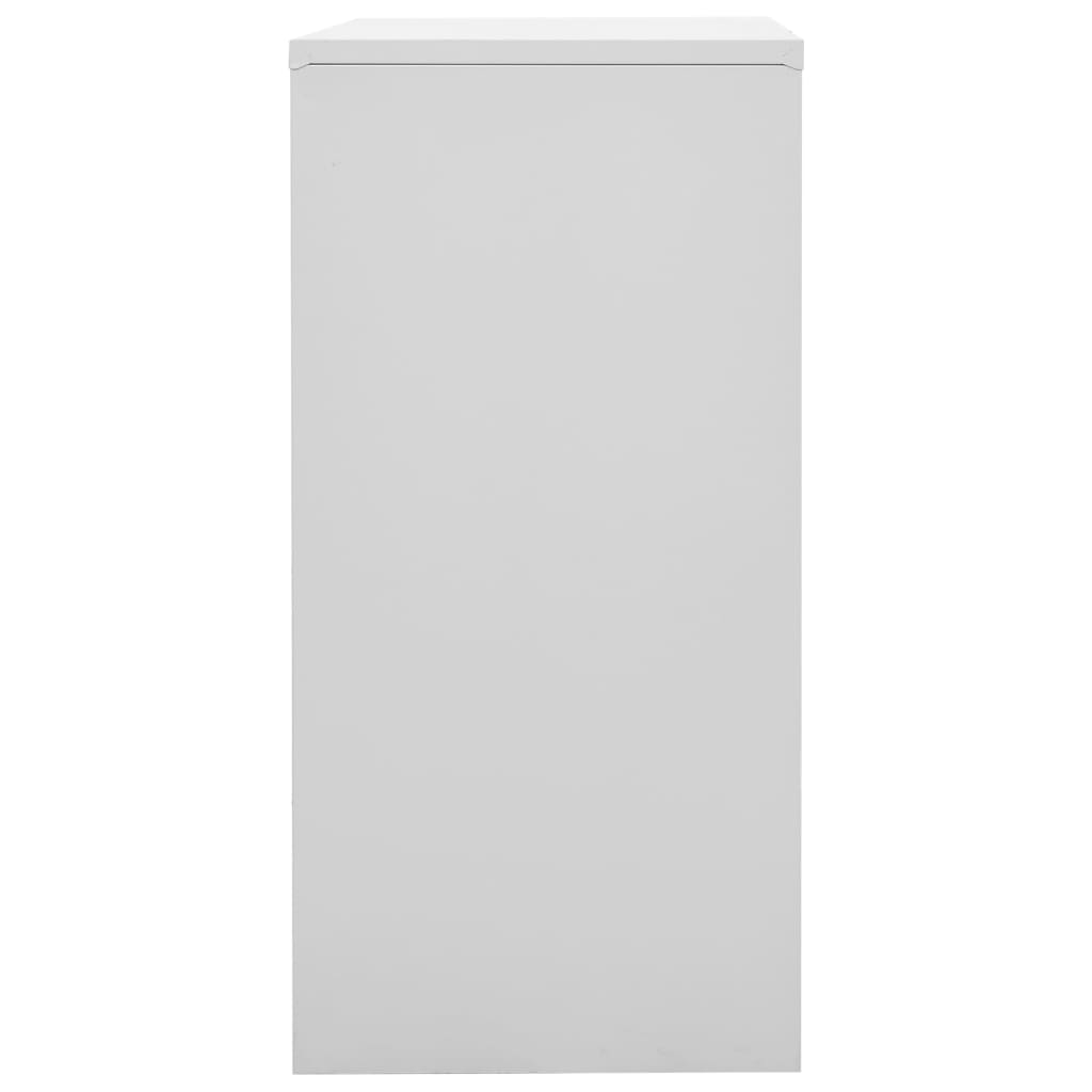 Armadietti Chiavi 2pz Grigio Chiaro Verde 90x45x92,5cm Acciaio - homemem39