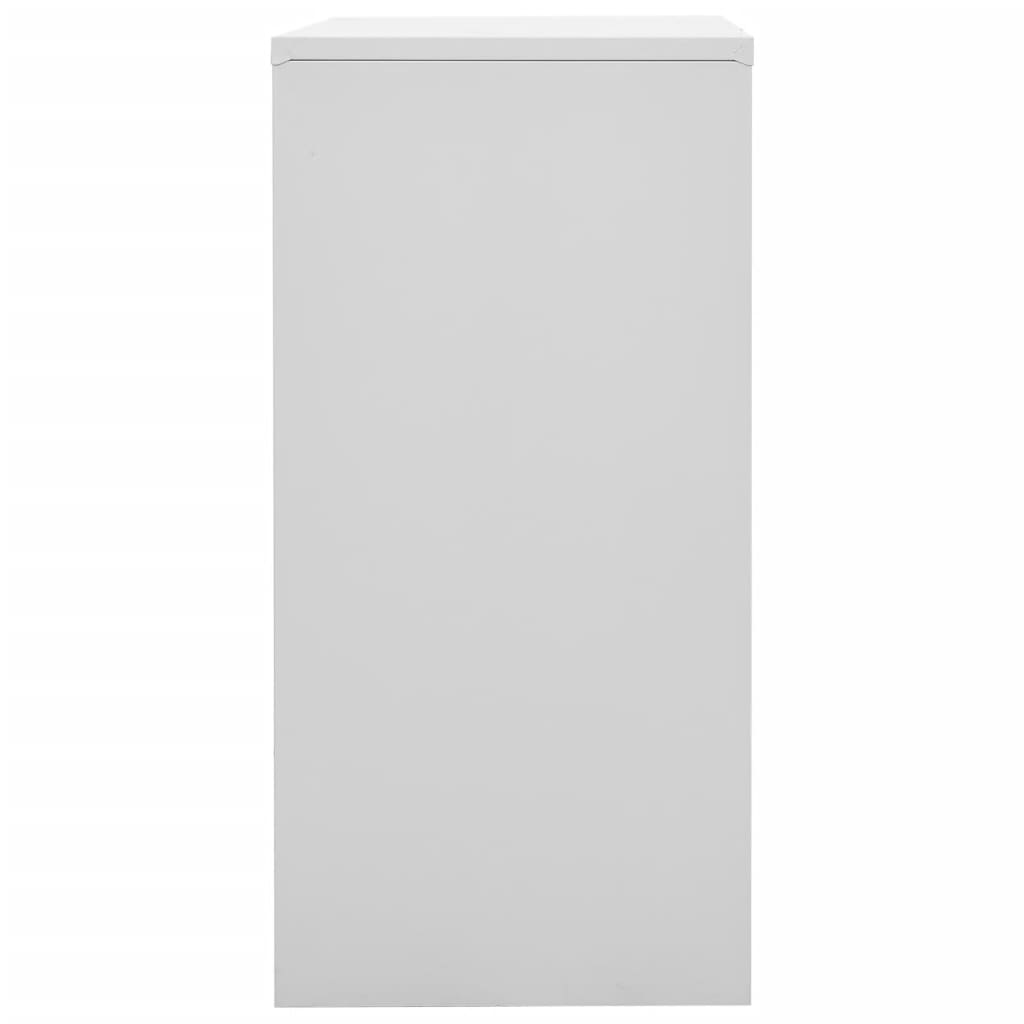 Armadietti e Chiavi 5pz Grigio Chiaro Blu 90x45x92,5cm Acciaio - homemem39