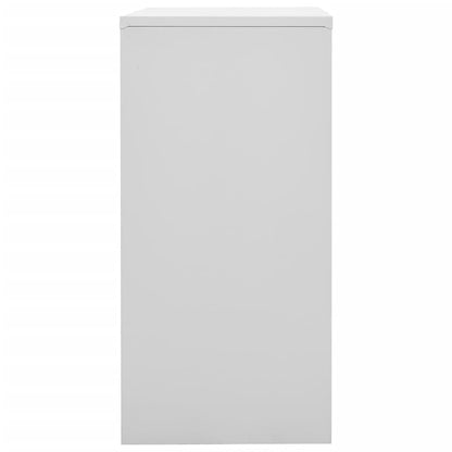 Armadietti Chiavi 5pz Grigio Chiaro Rosso 90x45x92,5cm Acciaio - homemem39