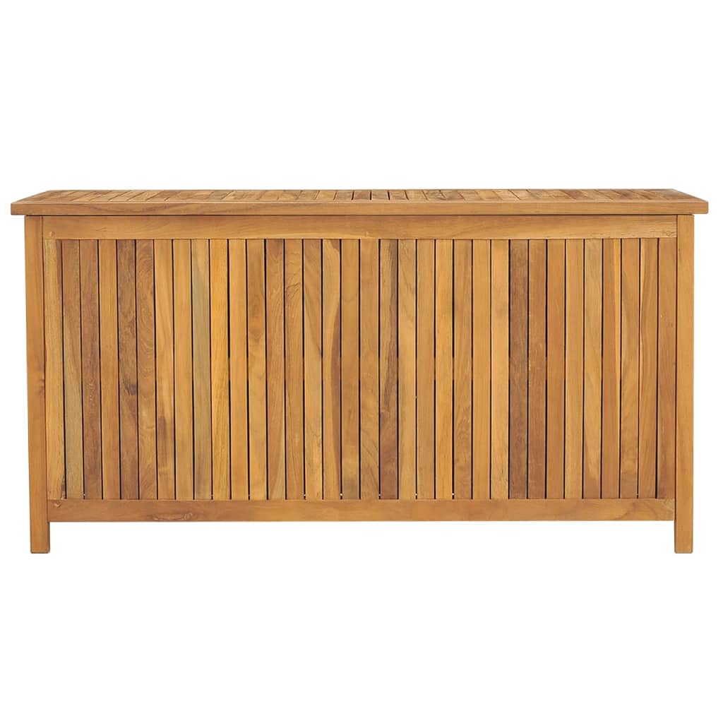 Cassa da Giardino 114x50x58 cm in Legno Massello di Teak - homemem39