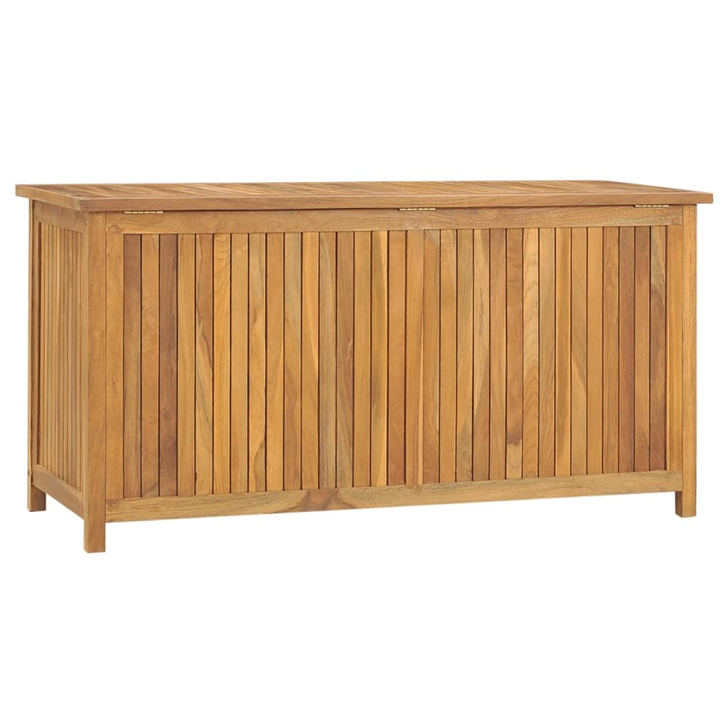 Cassa da Giardino 114x50x58 cm in Legno Massello di Teak - homemem39