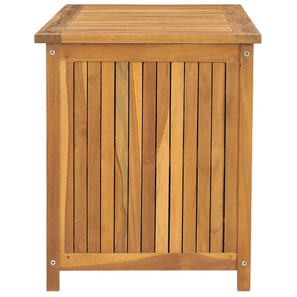 Cassa da Giardino 114x50x58 cm in Legno Massello di Teak - homemem39