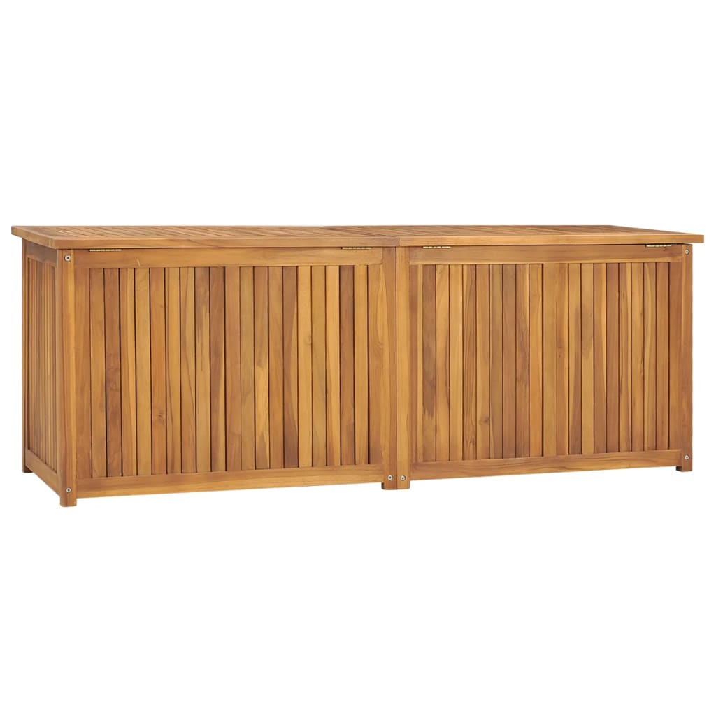 Cassa da Giardino 150x50x55 cm in Legno Massello di Teak - homemem39