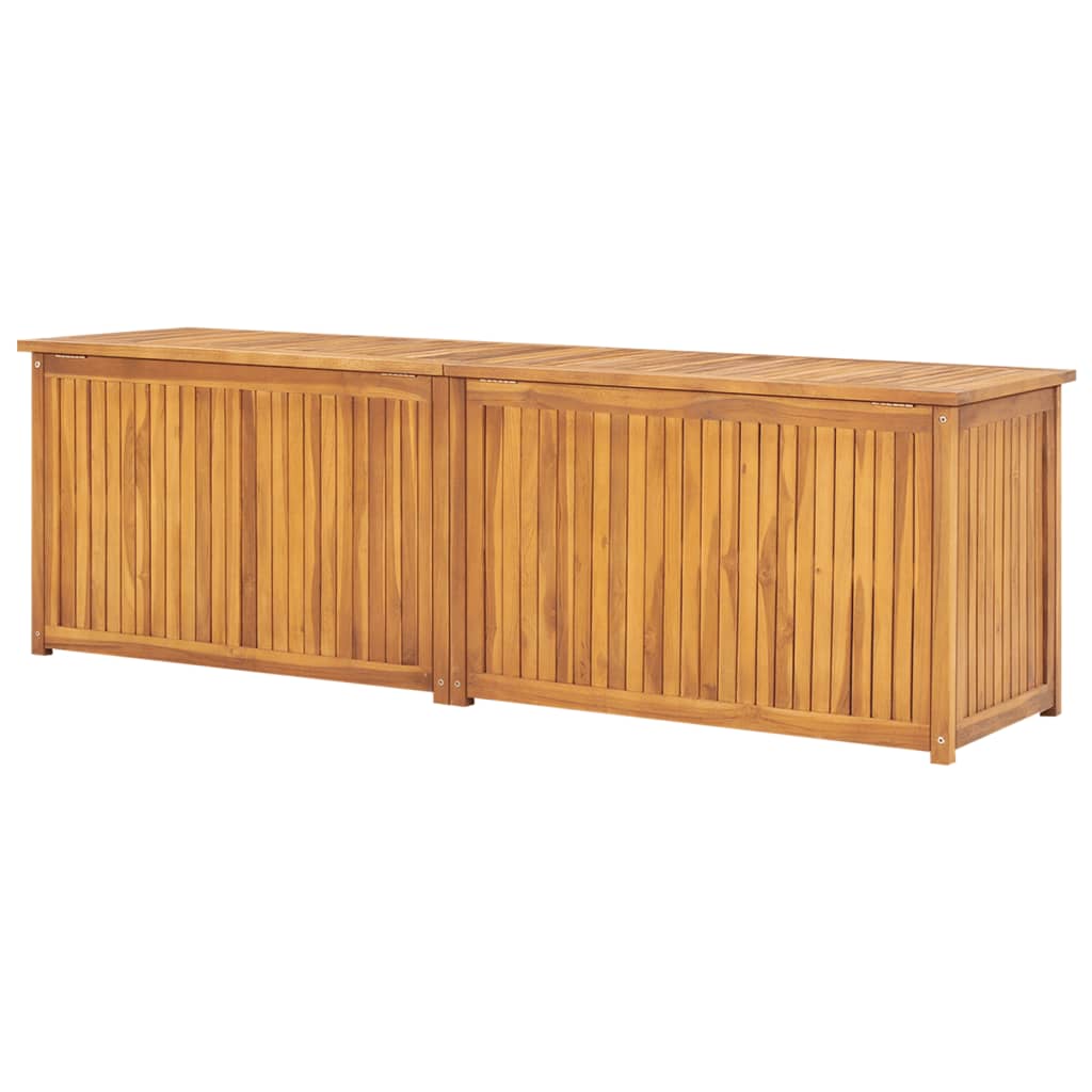 Cassa da Giardino 175x50x55 cm in Legno Massello di Teak - homemem39