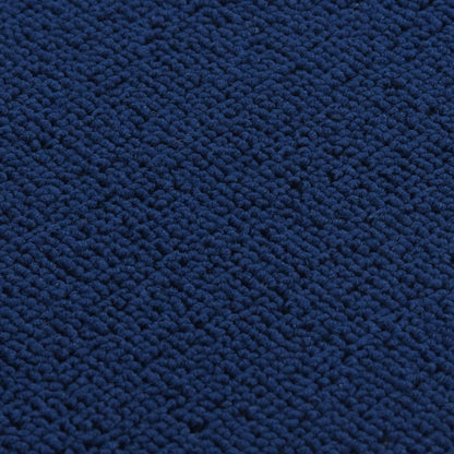 Tappetini per Scale 15 pz 75x20 cm Blu Antiscivolo Rettangolari - homemem39