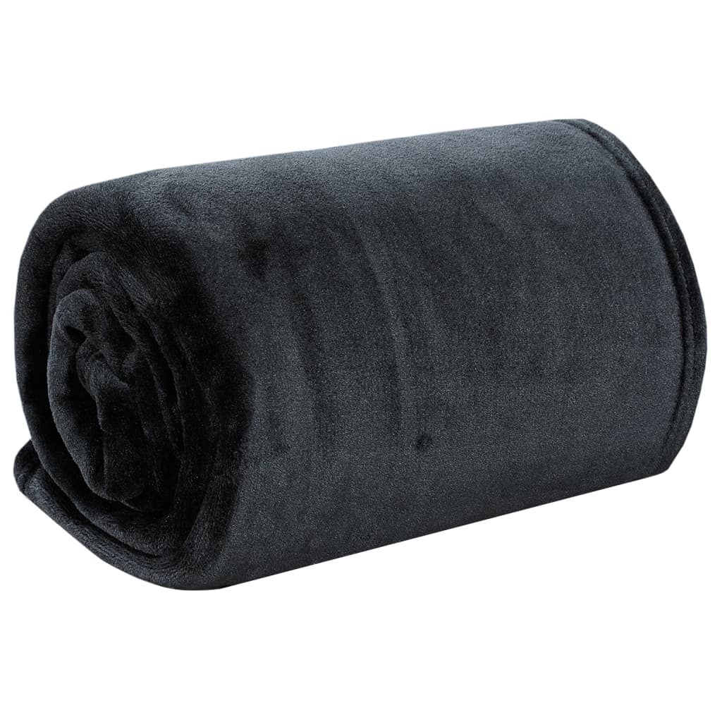 Coperta Nera 130x170 cm in Poliestere - homemem39