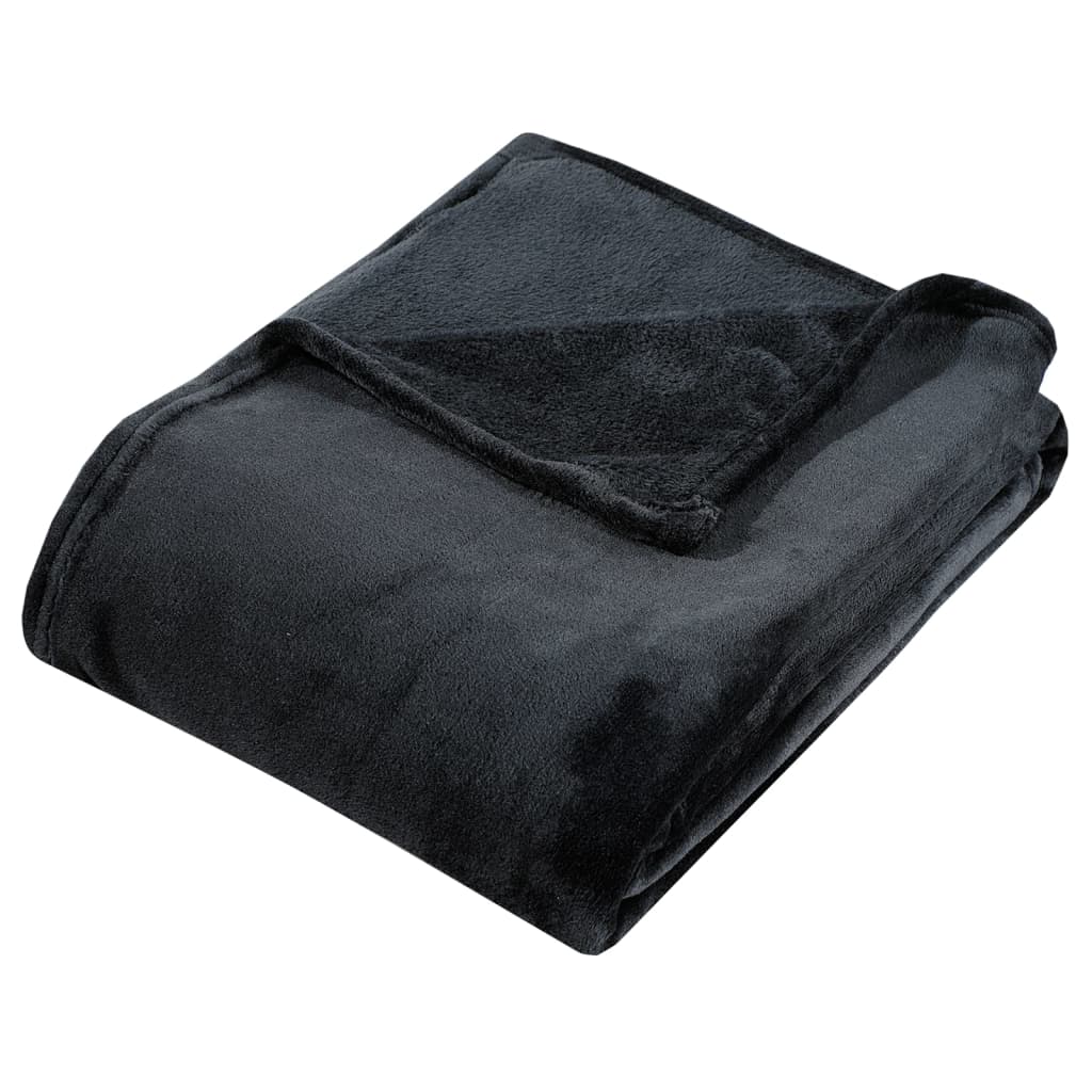 Coperta Nera 130x170 cm in Poliestere - homemem39