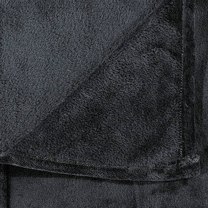 Coperta Nera 150x200 cm in Poliestere - homemem39