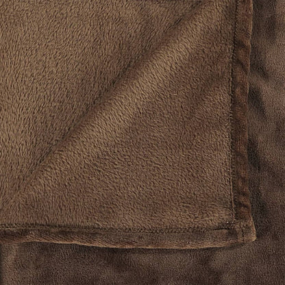 Coperta Marrone Cacao 130x170 cm in Poliestere - homemem39