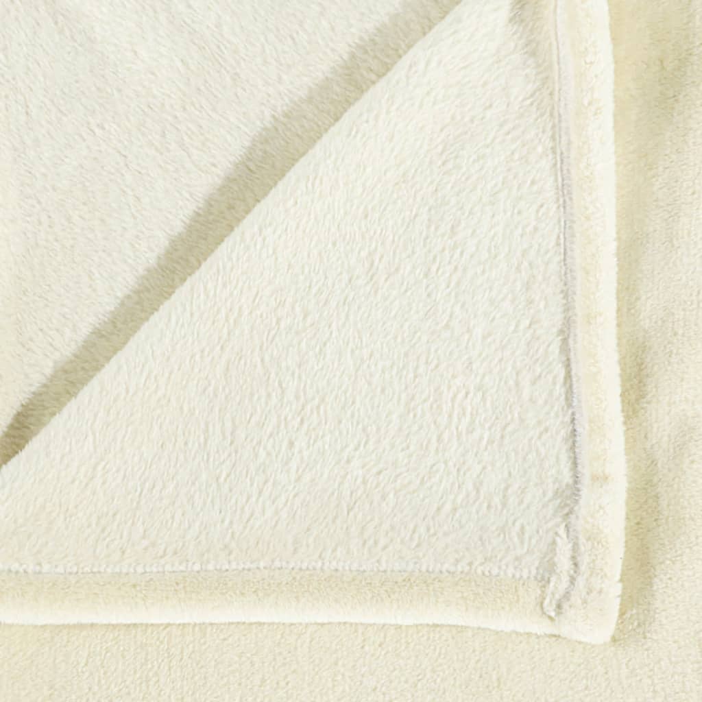 Coperta Crema 150x200 cm in Poliestere - homemem39