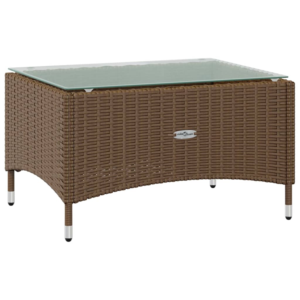 Set Divani da Giardino 8 pz con Cuscini in Polyrattan Marrone - homemem39