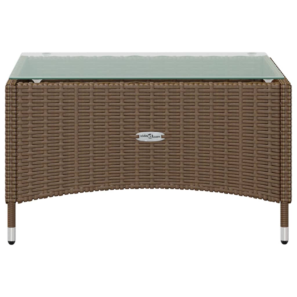 Set Divani da Giardino 8 pz con Cuscini in Polyrattan Marrone - homemem39