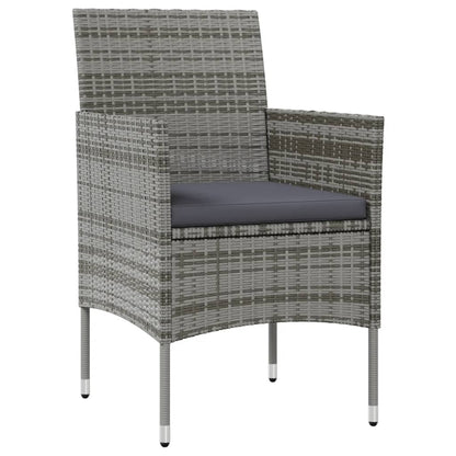 Set Divani da Giardino 16 pz con Cuscini in Polyrattan Grigio - homemem39