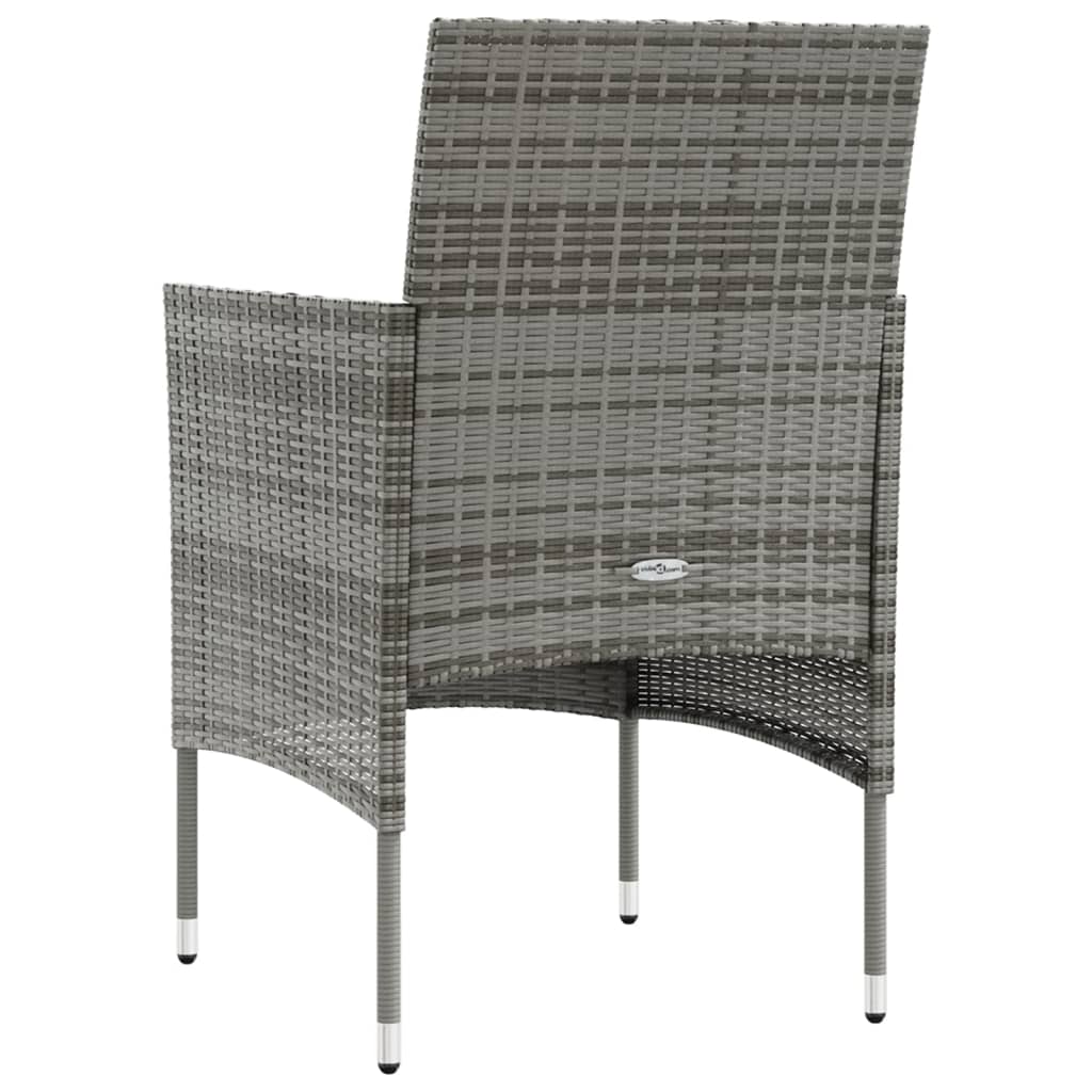 Set Divani da Giardino 16 pz con Cuscini in Polyrattan Grigio - homemem39