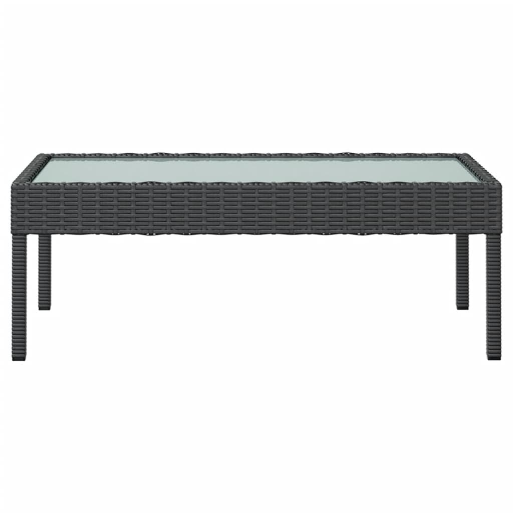 Set Divani da Giardino 8 pz con Cuscini in Polyrattan Nero - homemem39