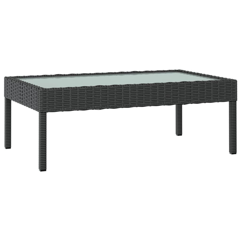 Set Divani da Giardino 16 pz con Cuscini in Polyrattan Nero - homemem39