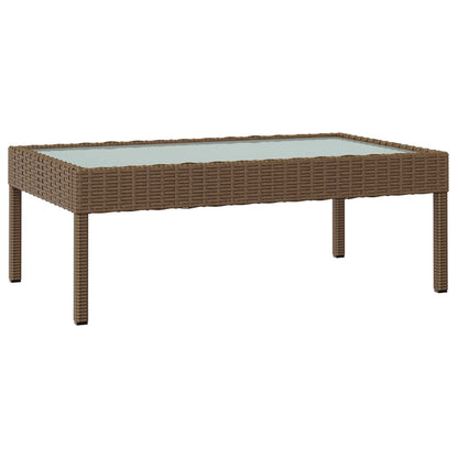 Set Divani da Giardino 8 pz con Cuscini in Polyrattan Marrone - homemem39