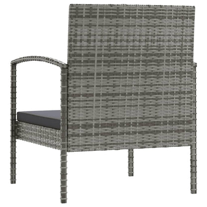 Set Divani da Giardino 16 pz con Cuscini in Polyrattan Grigio - homemem39