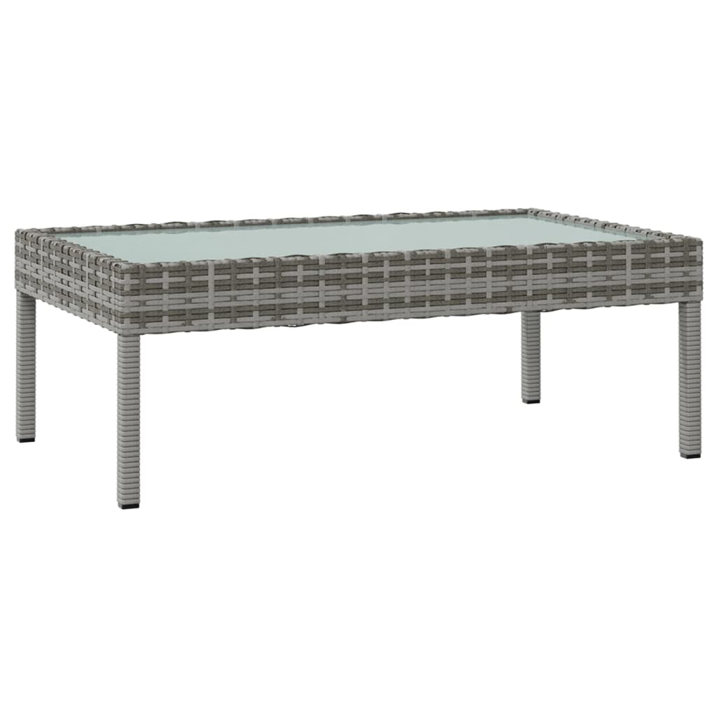 Set Divani da Giardino 16 pz con Cuscini in Polyrattan Grigio - homemem39