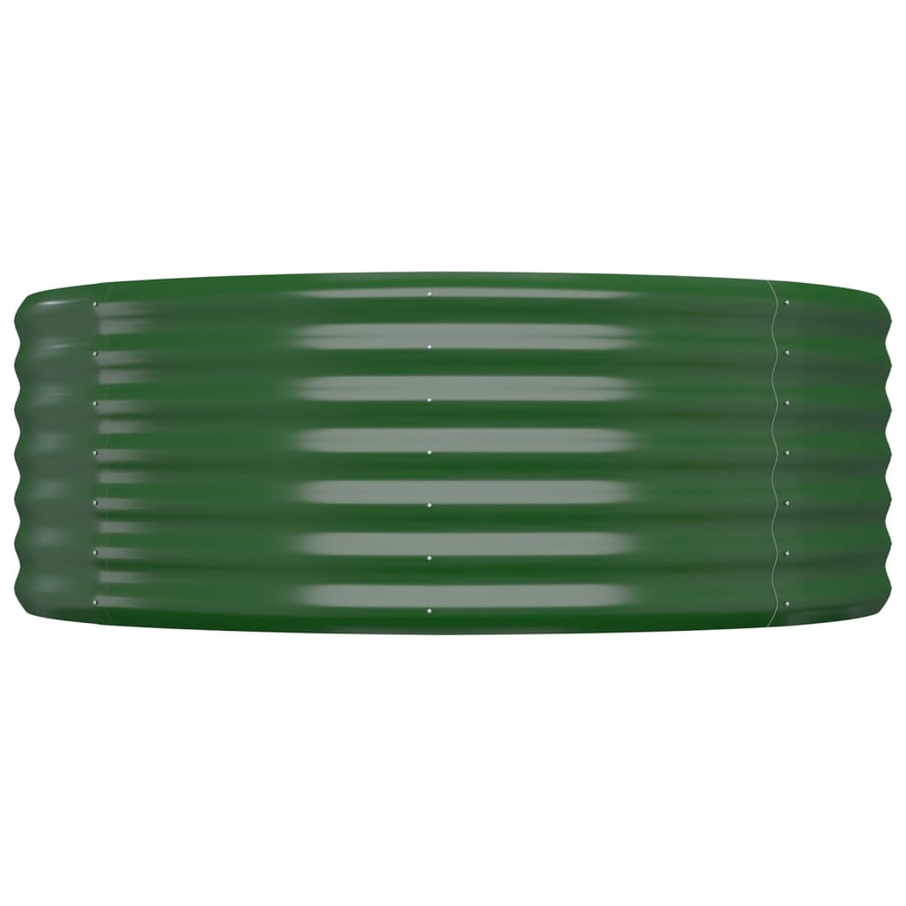 Vaso Giardino Acciaio Verniciato a Polvere 544x100x36 cm Verde - homemem39