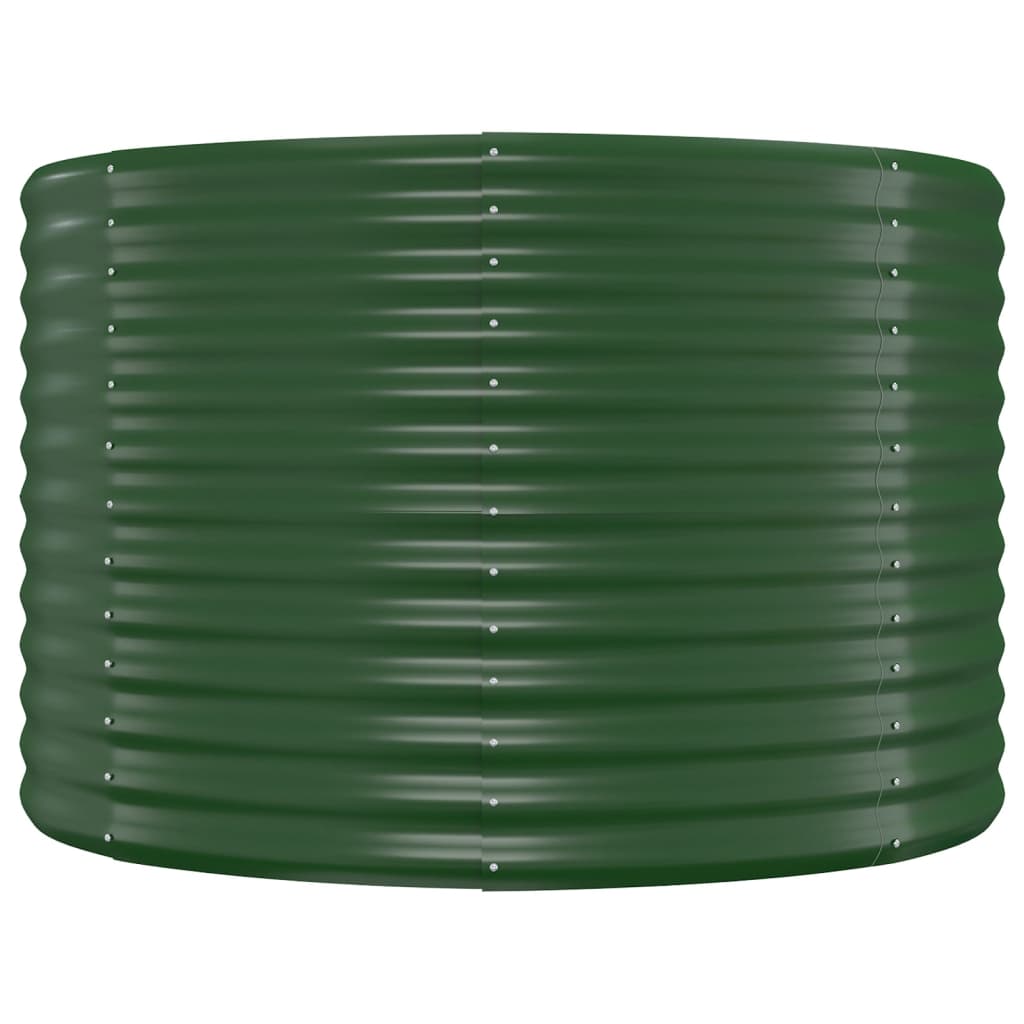 Vaso Giardino Verde 554x100x68 cm Acciaio Verniciato a Polvere - homemem39