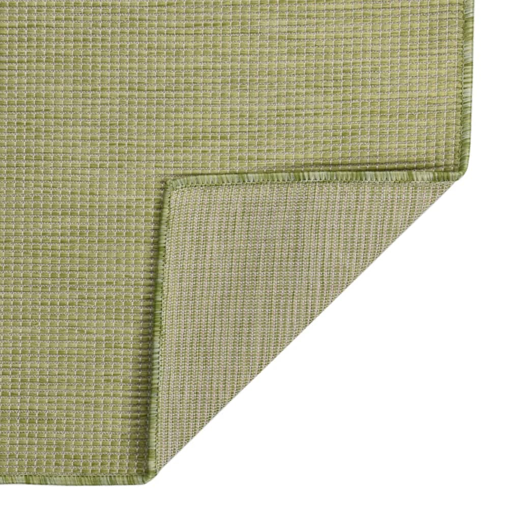 Tappeto da Esterni a Tessitura Piatta 200x280 cm Verde - homemem39