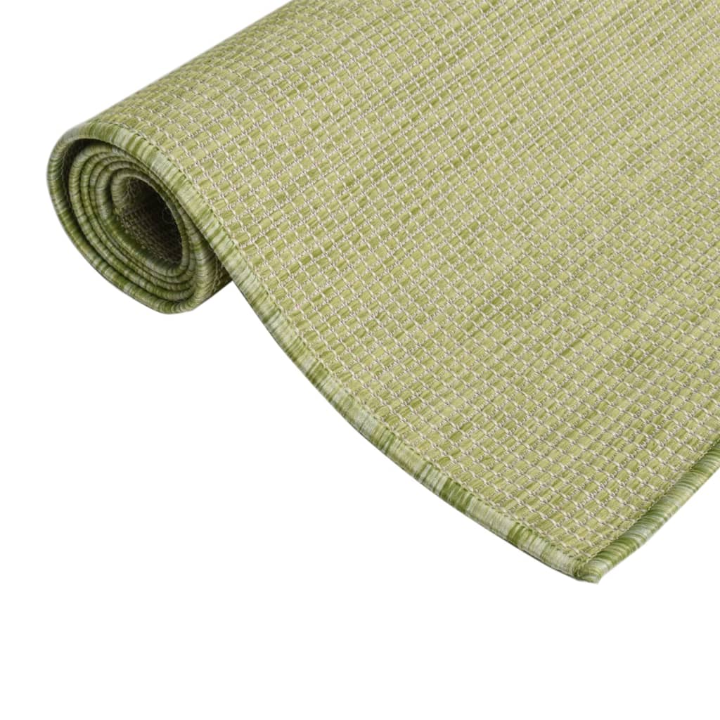 Tappeto da Esterni a Tessitura Piatta 200x280 cm Verde - homemem39