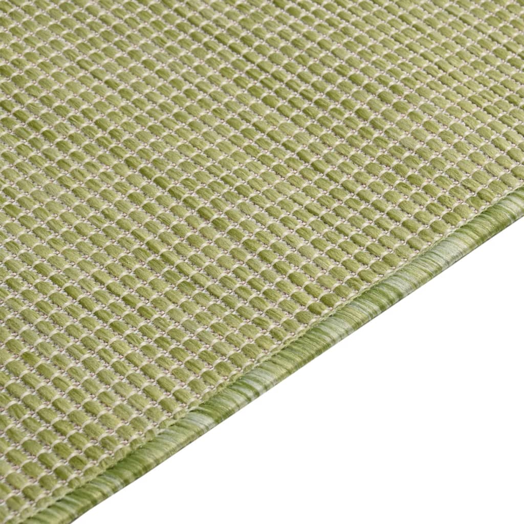 Tappeto da Esterni a Tessitura Piatta 200x280 cm Verde - homemem39