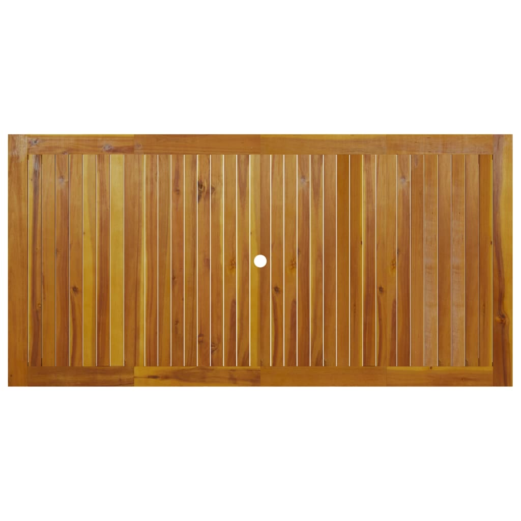 Tavolo da Giardino 200x100x74 cm in Legno Massello di Acacia - homemem39